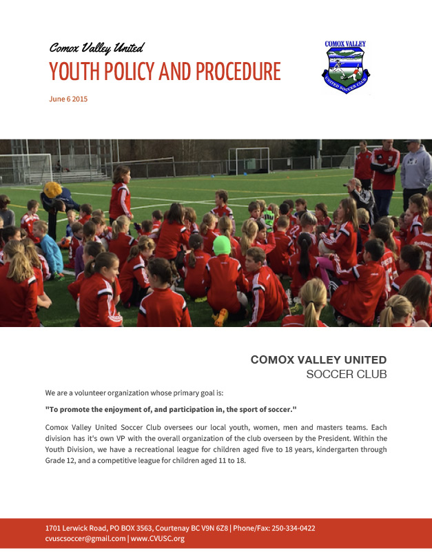 Youth Policy & Procedures